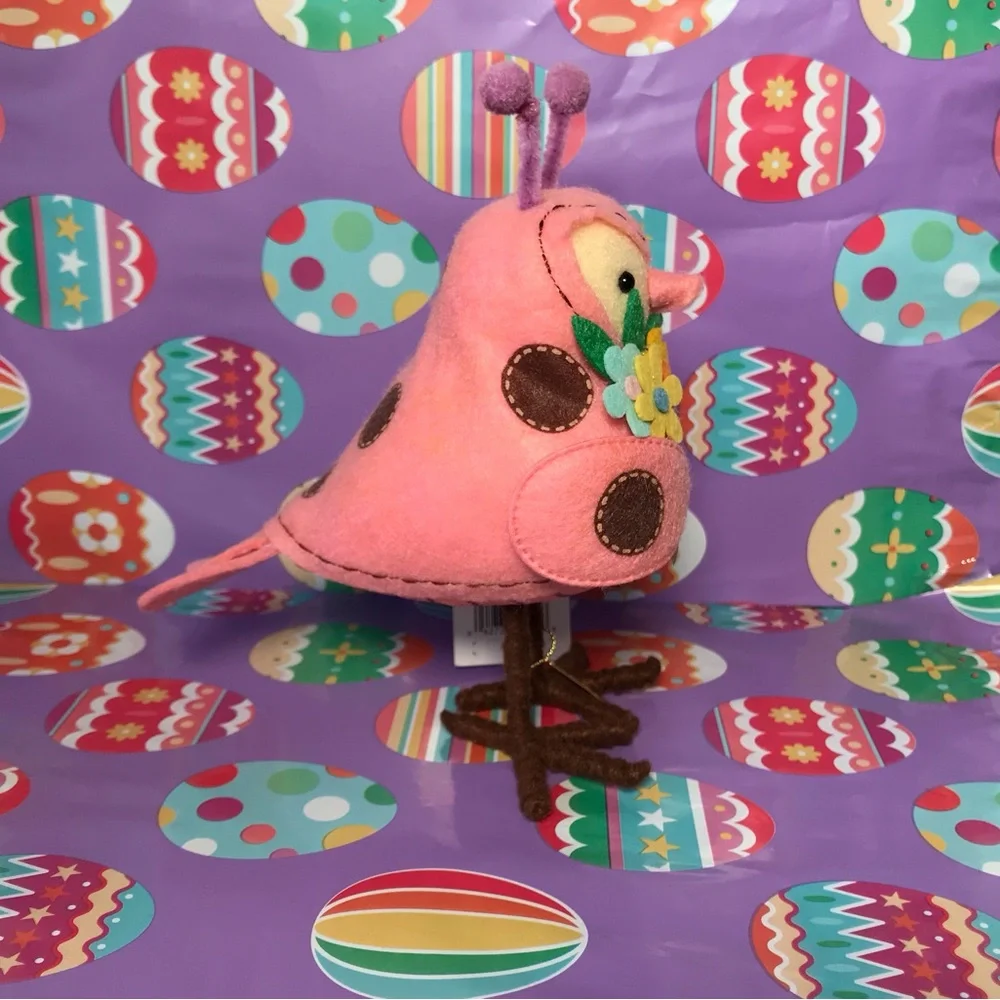 Target Spritz 2024 LADY Pink Butterfly Easter Bird Felt Spring ~ NEW